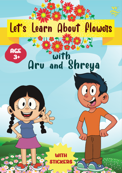 Cover — Lets Learn about Flowers with Aru and Shreya